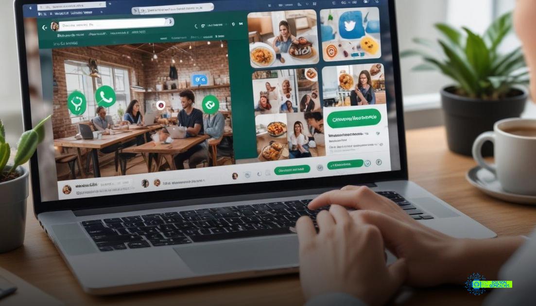 Integração com redes sociais e WhatsApp